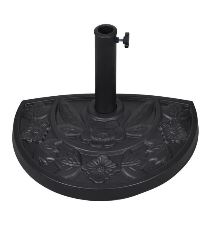 Socle de parasol demi-rond Résine | Mobilier & Déco