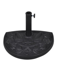 Socle de parasol demi-rond Résine | Mobilier & Déco