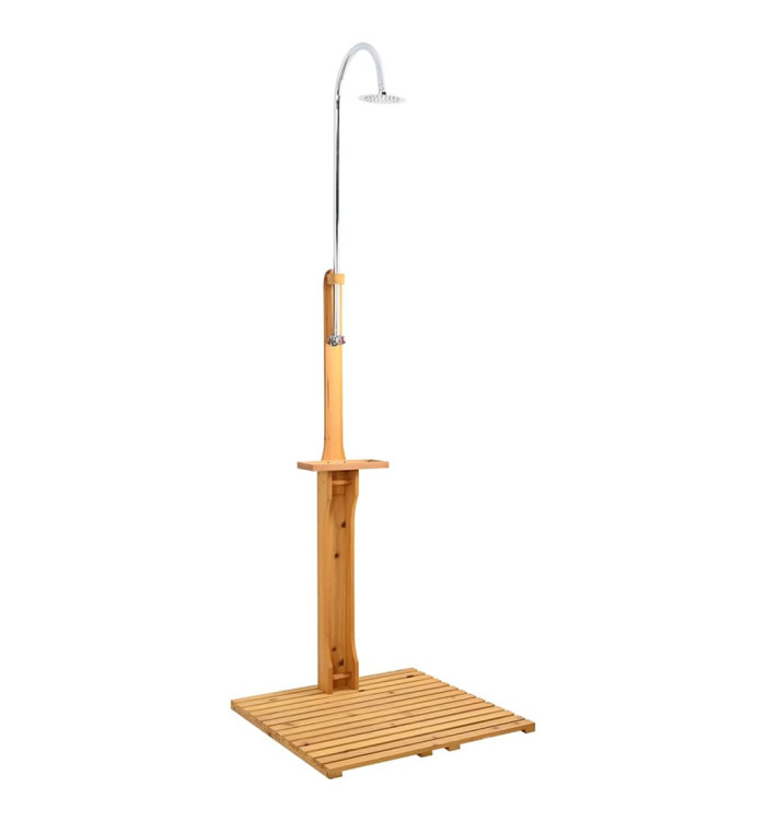 Douche de jardin en bois | Mobilier & Déco