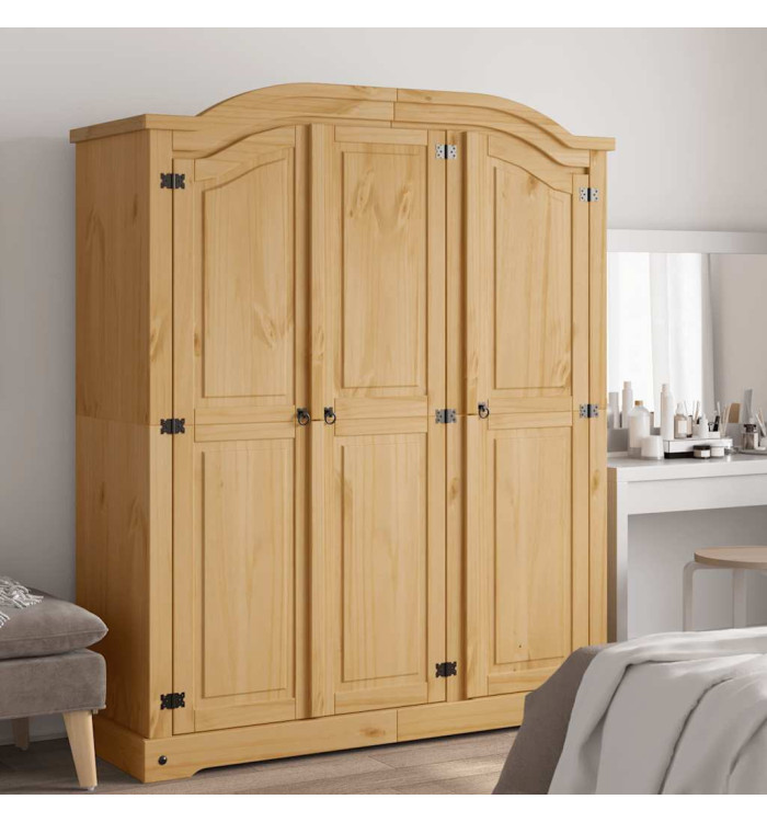 Garde-robe avec 3 portes Gamme Corona pin mexicain | Mobilier & Déco