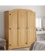 Garde-robe avec 3 portes Gamme Corona pin mexicain | Mobilier & Déco