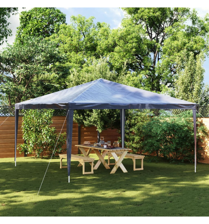Tente de réception 4x4 m bleu | Mobilier & Déco