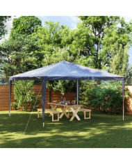 Tente de réception 4x4 m bleu | Mobilier & Déco