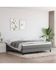 Matelas de lit à ressorts ensachés Gris foncé 160x200x20 cm | Mobilier & Déco
