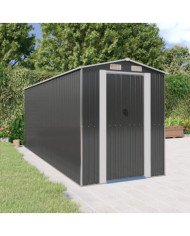 Abri de jardin Anthracite 192x523x223 cm Acier galvanisé | Mobilier & Déco