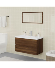 Meubles de salle de bain Chêne marron Bois d'ingénierie | Mobilier & Déco