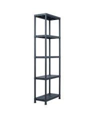 Étagère de rangement Noir 125 kg 60x30x180 cm Plastique | Mobilier & Déco