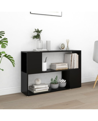 Bibliothèque Noir 100x24x63 cm Bois d'ingénierie | Mobilier & Déco