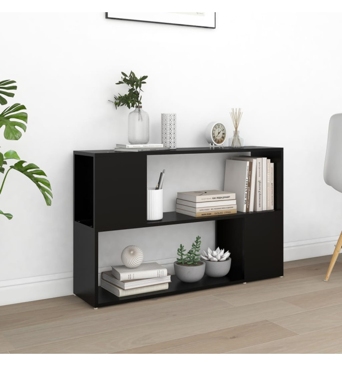 Bibliothèque Noir 100x24x63 cm Bois d'ingénierie | Mobilier & Déco