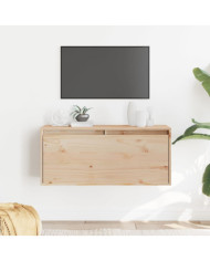 Armoire murale 80x30x35 cm Bois de pin massif | Mobilier & Déco
