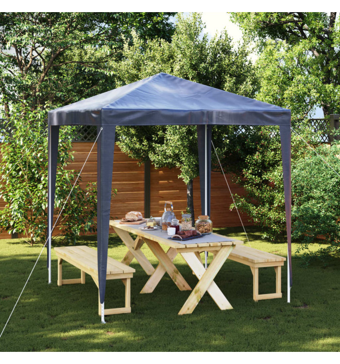Tente de réception 2x2 m bleu | Mobilier & Déco