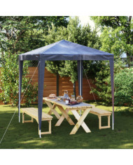 Tente de réception 2x2 m bleu | Mobilier & Déco