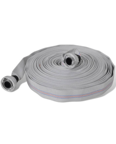 Tuyau d'incendie plat 20 m avec raccords D-Storz 1 pouce | Mobilier & Déco