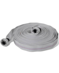 Tuyau d'incendie plat 20 m avec raccords D-Storz 1 pouce | Mobilier & Déco