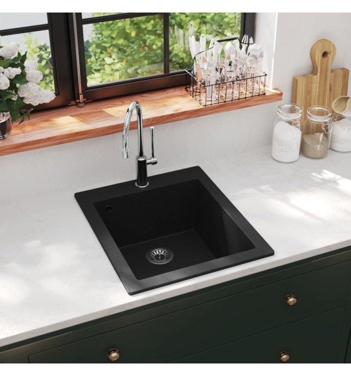 Évier de cuisine Granite Noir | Mobilier & Déco