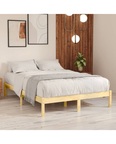 Cadre de lit sans matelas bois massif | Mobilier & Déco