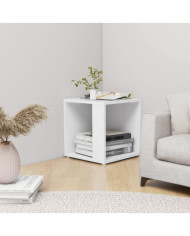Table d'appoint Blanc 33x33x34,5 cm Aggloméré | Mobilier & Déco
