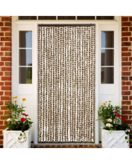 Moustiquaire Beige et marron 100x220 cm Chenille | Mobilier & Déco