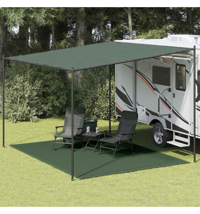 Tapis de tente 300 x 400 cm PEHD Vert | Mobilier & Déco