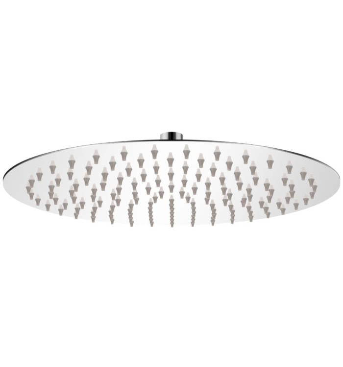 Tête de douche plongeante ronde en acier inoxydable 30 cm | Mobilier & Déco