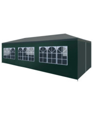 Tente de réception 3 x 9 m Vert | Mobilier & Déco