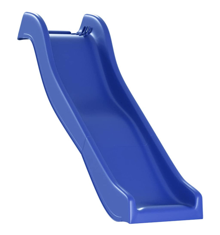 Toboggan de jeu bleu 174x38 cm polypropylène | Mobilier & Déco