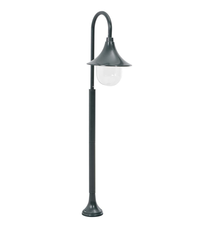 Lampadaire de jardin E27 120 cm Aluminium Vert foncé | Mobilier & Déco