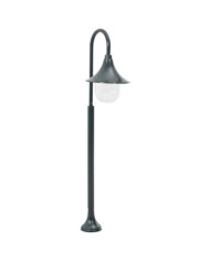 Lampadaire de jardin E27 120 cm Aluminium Vert foncé | Mobilier & Déco