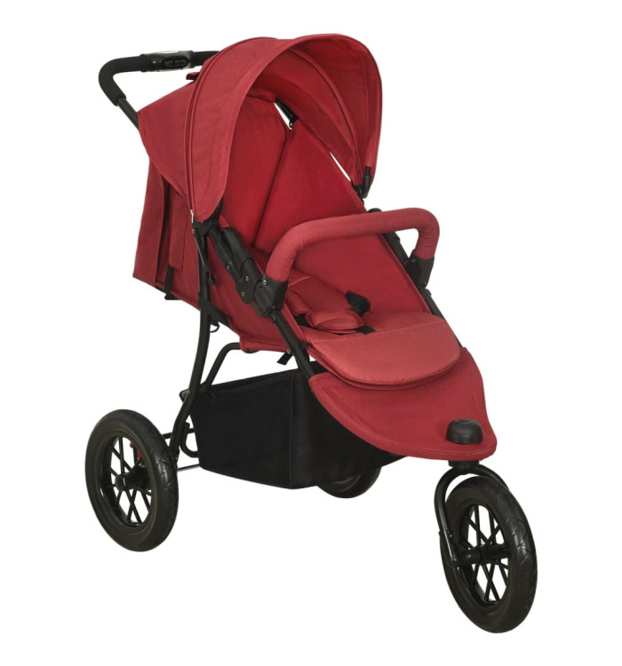 Poussette pour bébé Rouge Acier | Mobilier & Déco