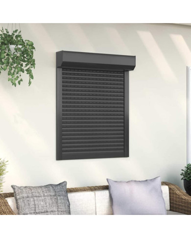 Volet roulant aluminium 80x100 cm anthracite | Mobilier & Déco