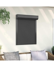 Volet roulant aluminium 80x100 cm anthracite | Mobilier & Déco