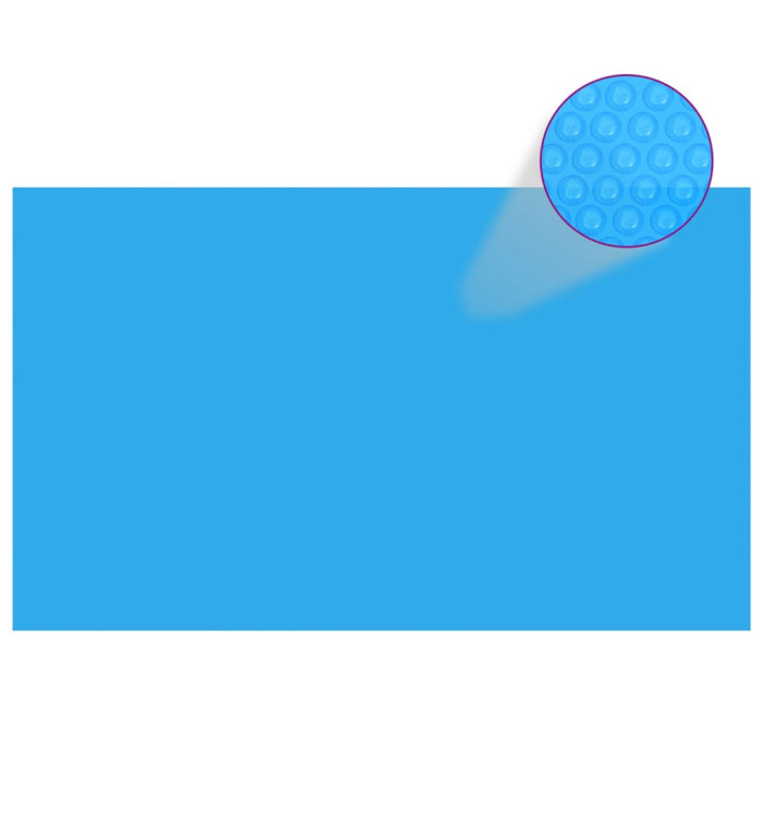 Couverture de piscine rectangulaire 500x300 cm PE Bleu | Mobilier & Déco