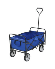 Chariot à main pliable Acier Bleu | Mobilier & Déco