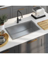 Évier de cuisine fait main Acier inoxydable | Mobilier & Déco