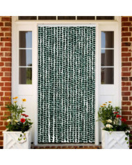 Moustiquaire Vert et blanc 90x220 cm Chenille | Mobilier & Déco