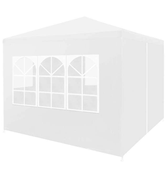 Tente de réception 3 x 3 m Blanc | Mobilier & Déco