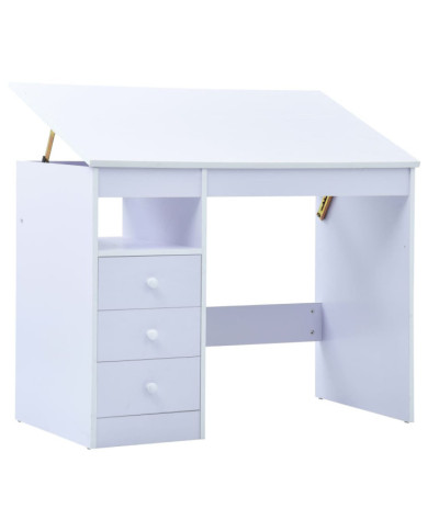 Bureau pour enfants Inclinable Blanc | Mobilier & Déco