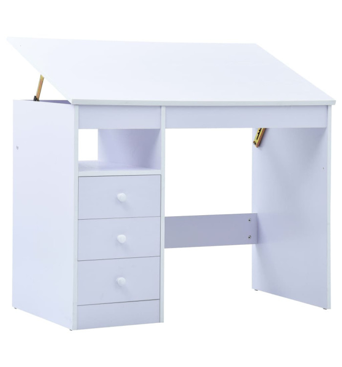 Bureau pour enfants Inclinable Blanc | Mobilier & Déco