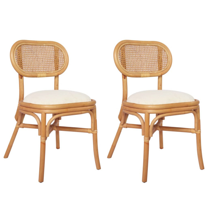 Chaises à manger lot de 2 Lin | Mobilier & Déco