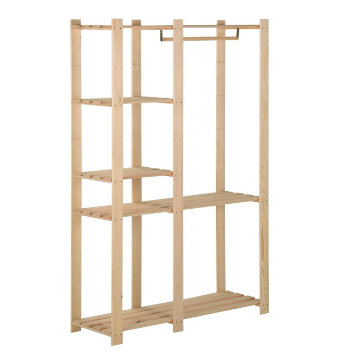 Porte-manteau 110x38x170 cm Bois de pin massif | Mobilier & Déco