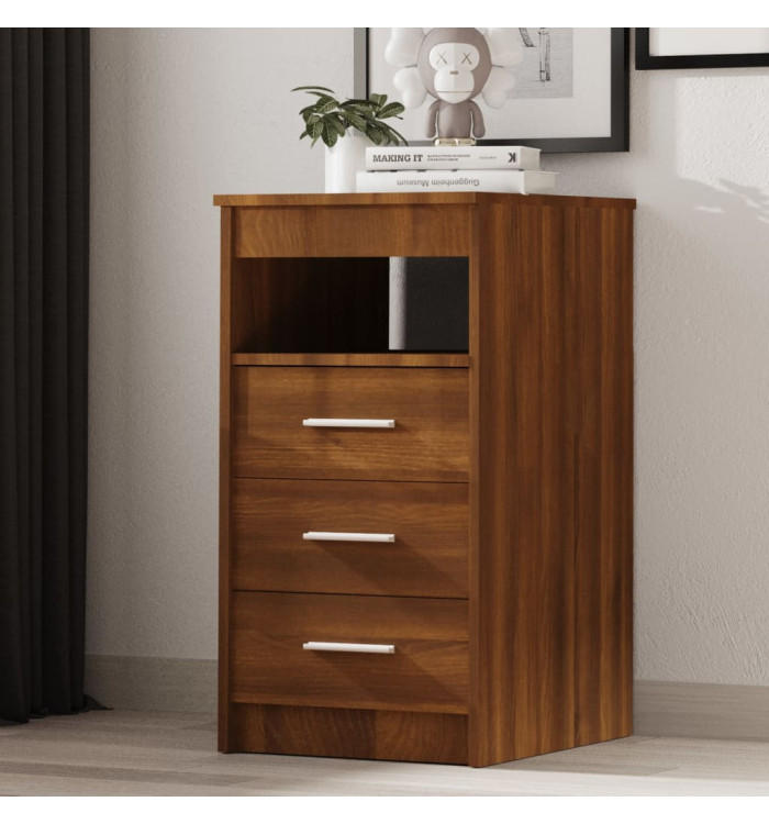 Armoire à tiroirs Chêne marron 40x50x76 cm Bois d'ingénierie | Mobilier & Déco