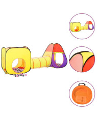 Tente de jeu pour enfants 250 balles Multicolore 255x80x100 cm | Mobilier & Déco