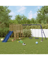 Aire de jeux d'extérieur bois de pin imprégné | Mobilier & Déco