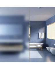 Film pour fenêtre dépoli gris 0,9x5 m PVC | Mobilier & Déco