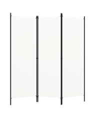 Cloison de séparation 3 panneaux Blanc 150x180 cm | Mobilier & Déco