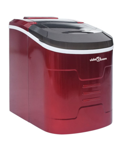Appareil à glaçons Rouge 2,4 L 15 kg / 24 h | Mobilier & Déco