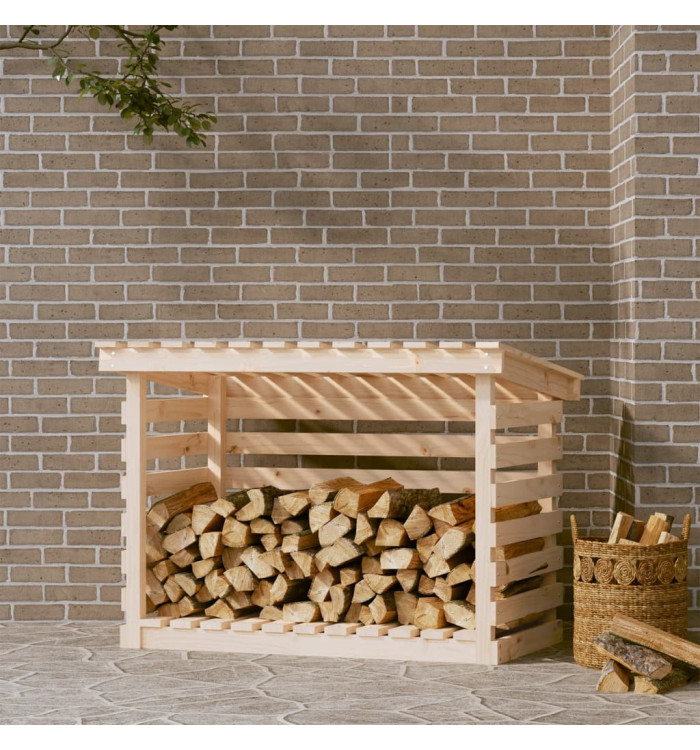 Support pour bois de chauffage 108x73x79 cm Bois de pin | Mobilier & Déco