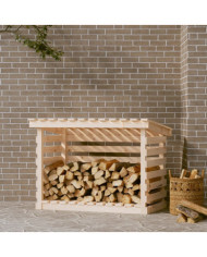 Support pour bois de chauffage 108x73x79 cm Bois de pin | Mobilier & Déco