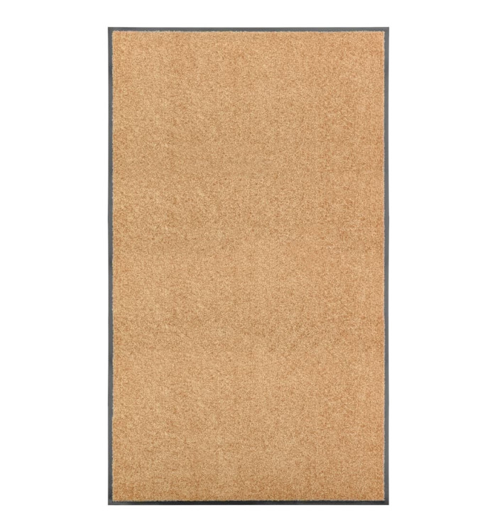 Paillasson lavable Crème 90x150 cm | Mobilier & Déco