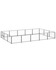 Chenil Noir 15 m² Acier | Mobilier & Déco